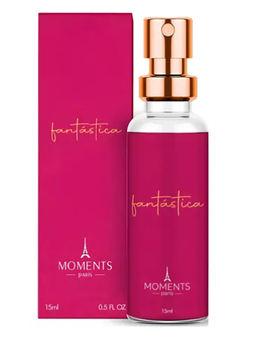Perfume Feminino Fantástica 15ml De Bolso Doce Frutado Longa Duração Moments