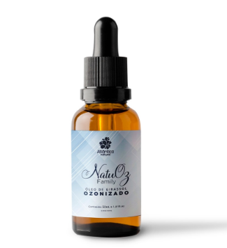 Óleo De Girassol Ozonizado Natuoz 50ml Atlântica Natural